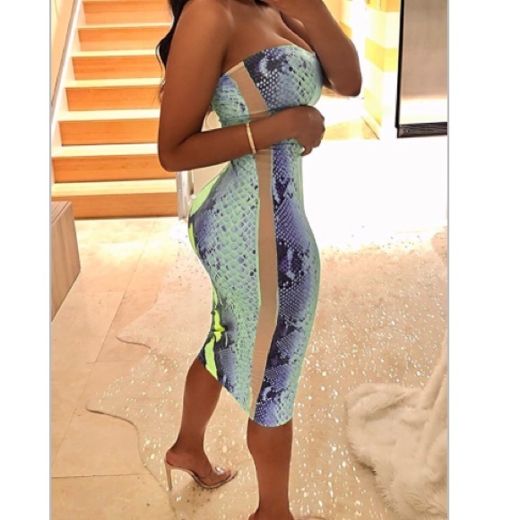 Python neon dress - Picture 2 of 3